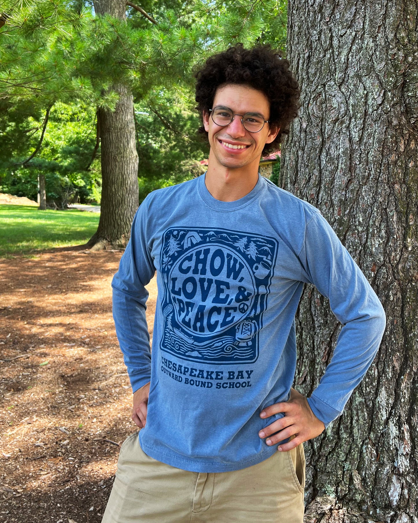 Long Sleeve Peace, Love, & Chow