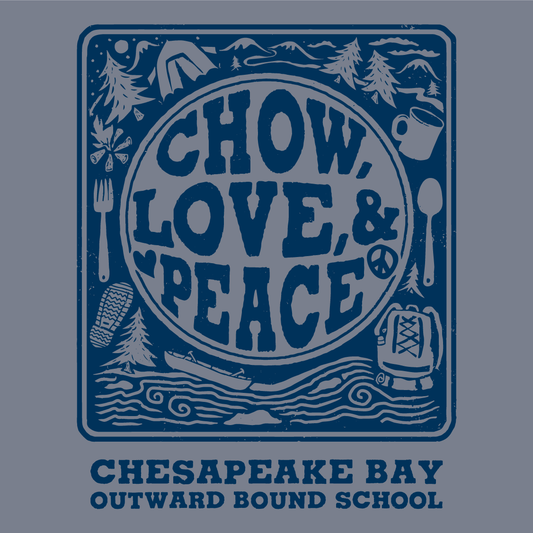 Long Sleeve Peace, Love, & Chow
