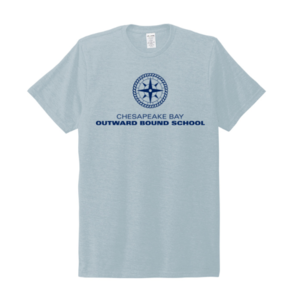 Short Sleeve Logo Tee (Baby Blue w/ Navy Logo)