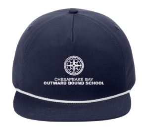5 Panel Hat (Blue w/ Rope)